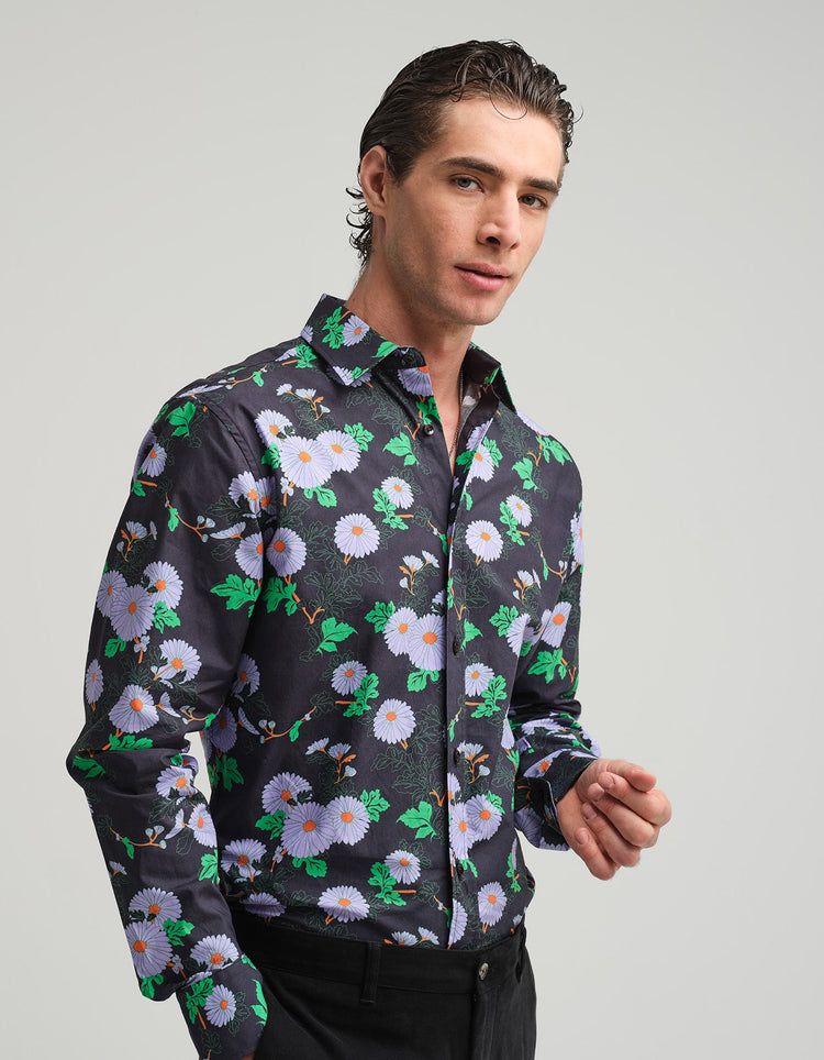 Purple Daisy Shirt - Gresham Blake Online