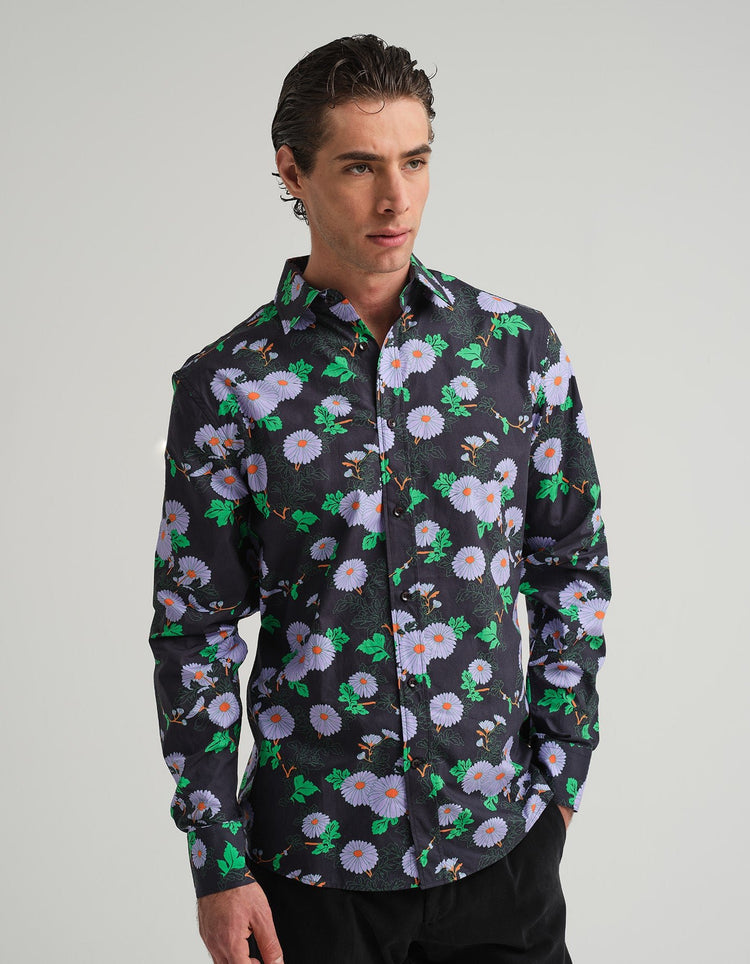 Purple Daisy Shirt - Gresham Blake Online
