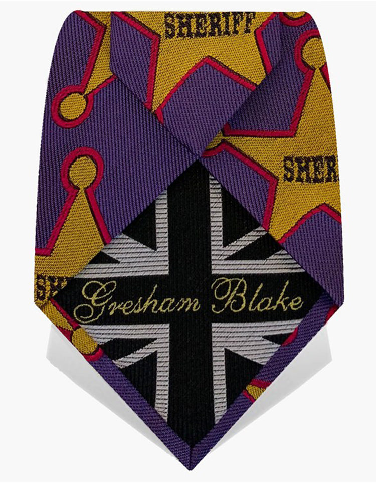 silk star tie