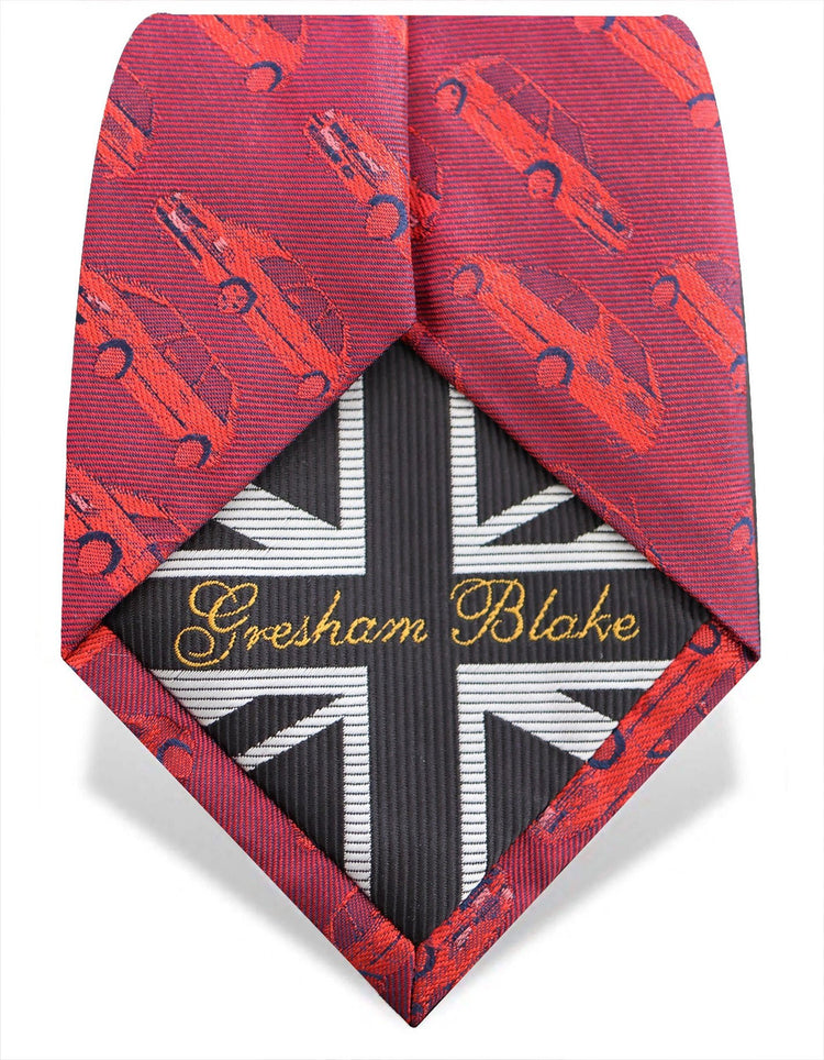 Red Car Silk Tie - Gresham Blake Online