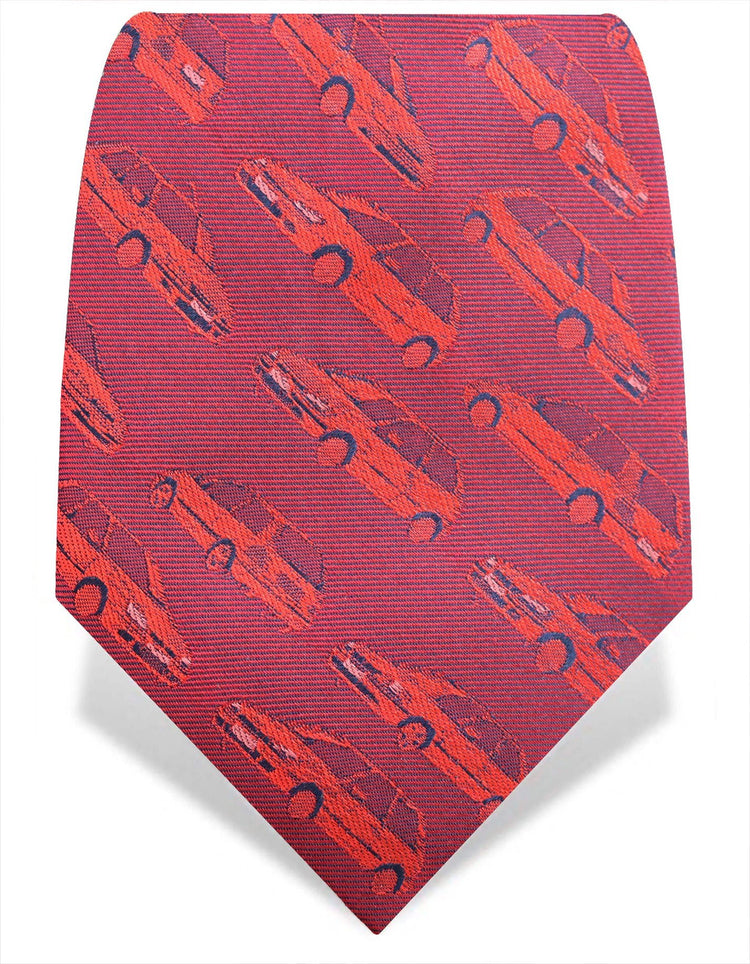 Red Car Silk Tie - Gresham Blake Online
