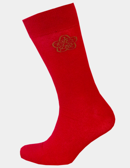 Red GB Logo Sock