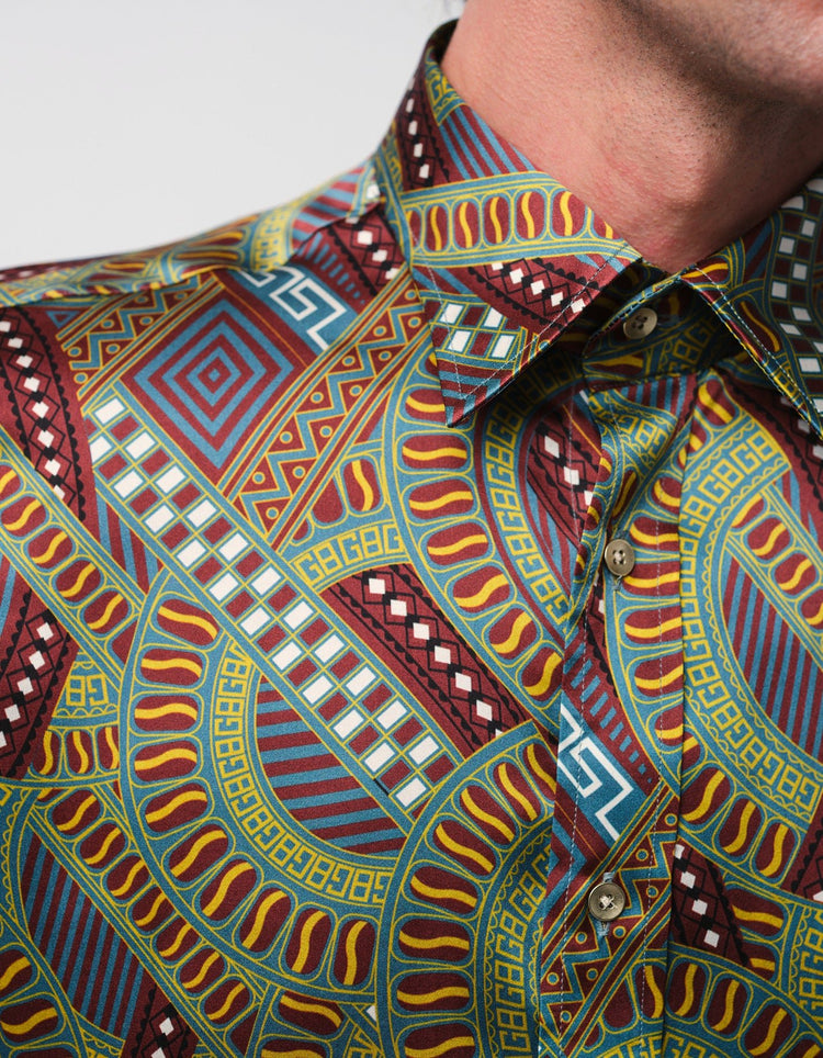 Roulette Silk Shirt - Gresham Blake Online