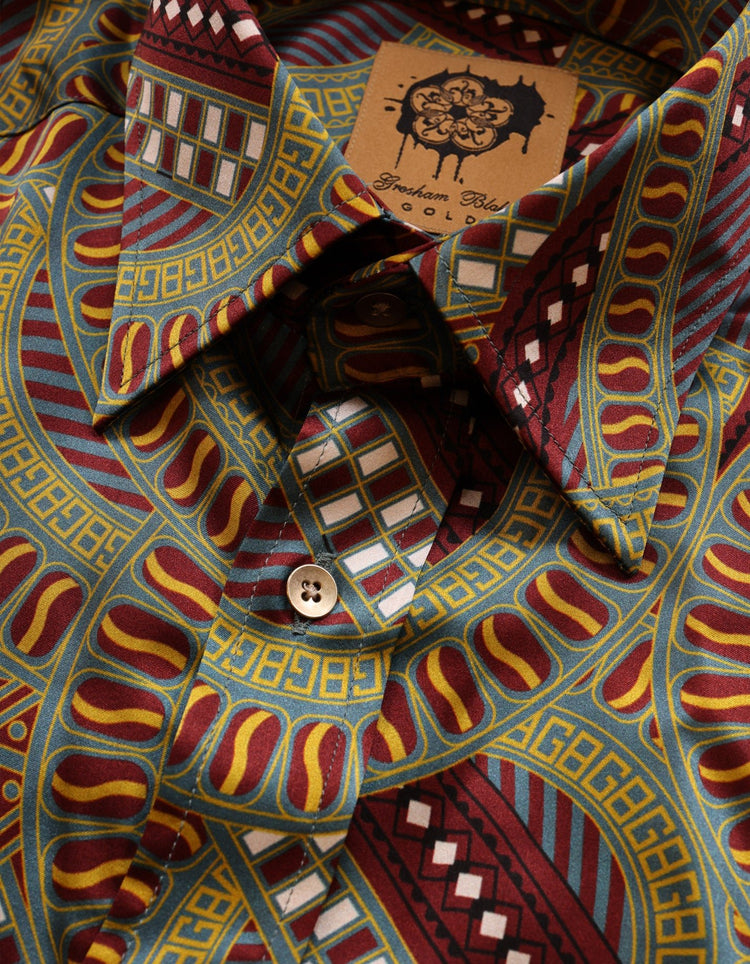 Roulette Silk Shirt - Gresham Blake Online