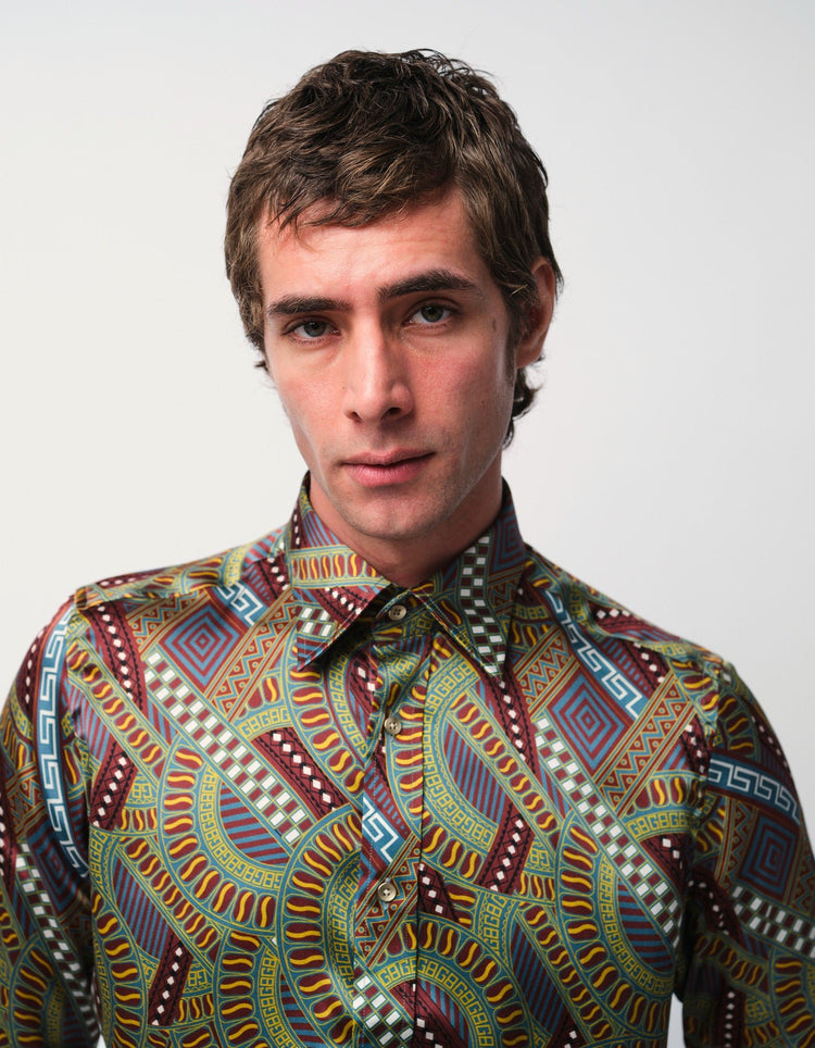 Roulette Silk Shirt - Gresham Blake Online
