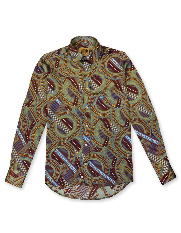 Roulette Silk Shirt - Gresham Blake Online