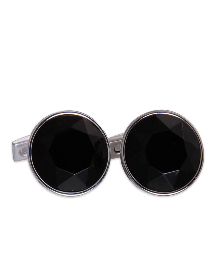 Round Gemstone Cufflinks