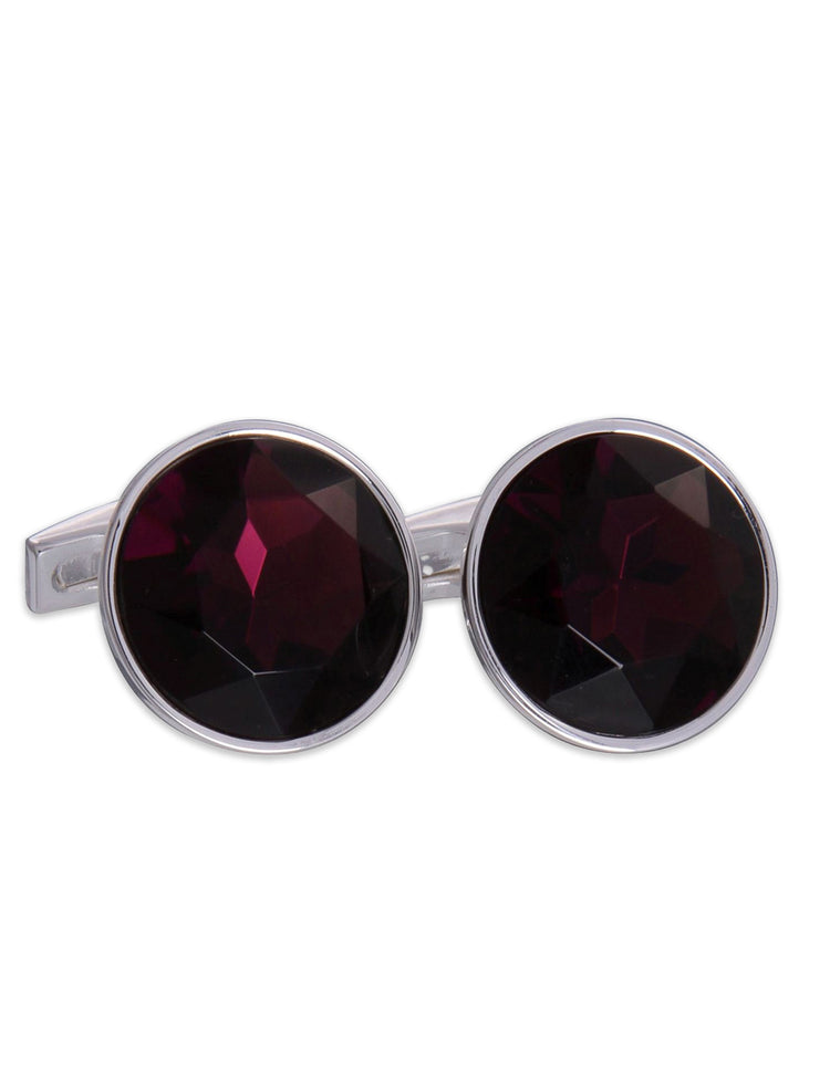 Round Gemstone Cufflinks