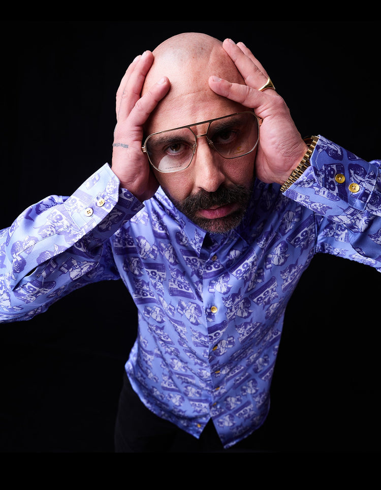 Scratchin' Cats Silk Shirt - Gresham Blake Online