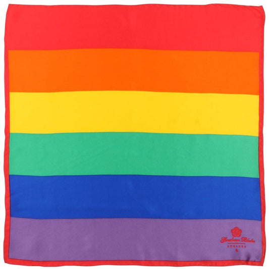 rainbow silk pocket