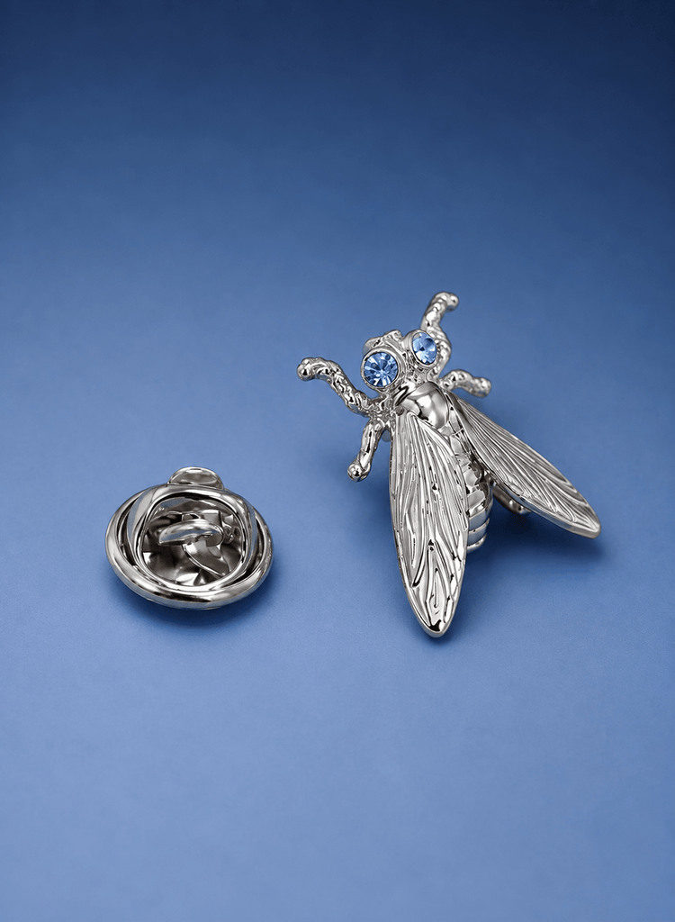 Silver Fly Lapel Pin - Gresham Blake Online