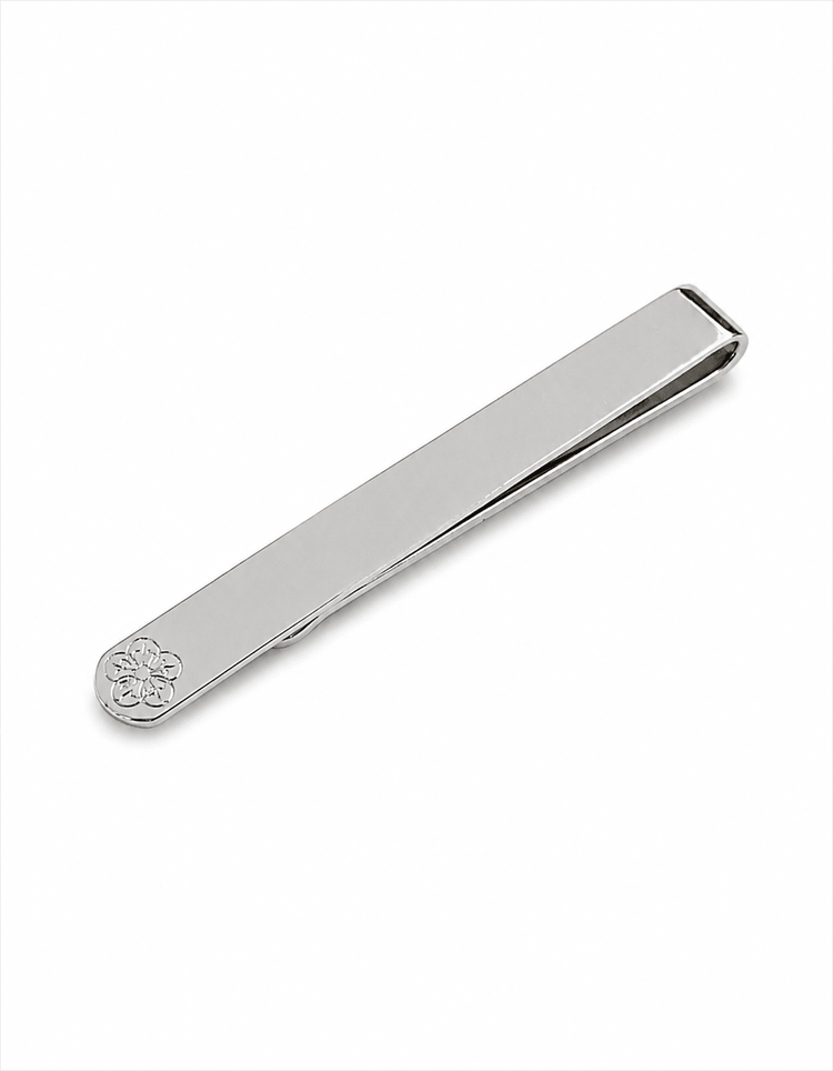 Silver Gresham Blake Logo Tie Bar - Gresham Blake Online