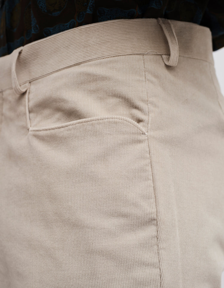 Stone Corduroy Trousers GOLD