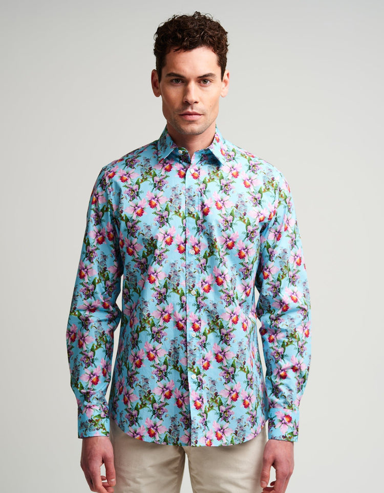 Summer Orchids Shirt - Gresham Blake Online