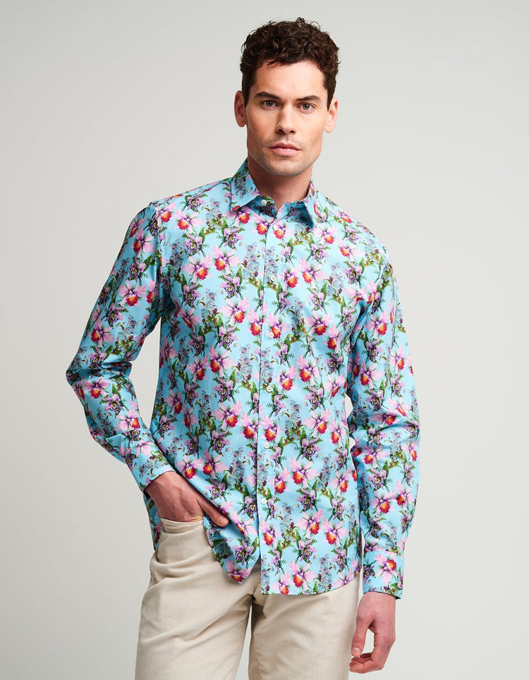 Summer Orchids Shirt - Gresham Blake Online