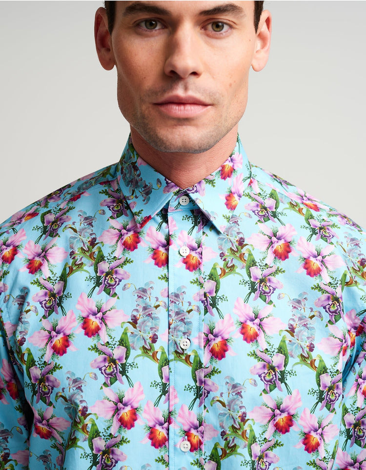 Summer Orchids Shirt - Gresham Blake Online