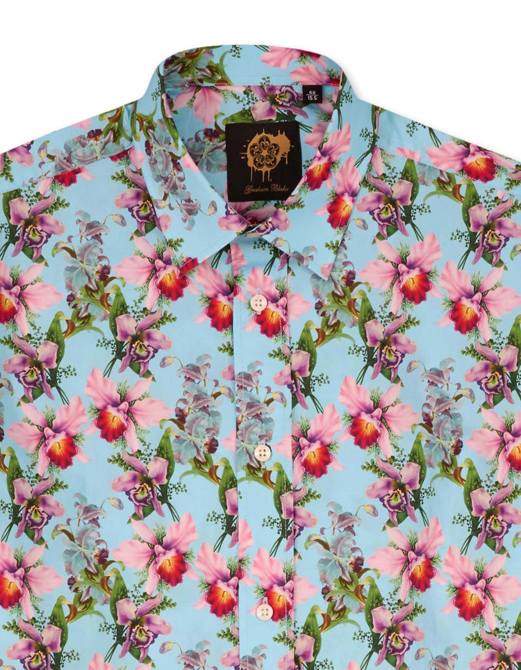 Summer Orchids Shirt - Gresham Blake Online