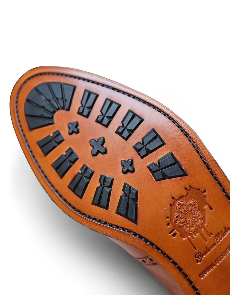 Tan Leather Brogues - Gresham Blake Online