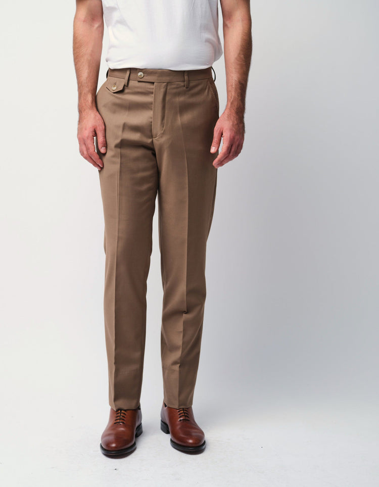 Tan Trousers - Gresham Blake Online