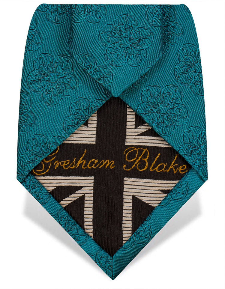 Teal GB Logo Tie - Gresham Blake Online