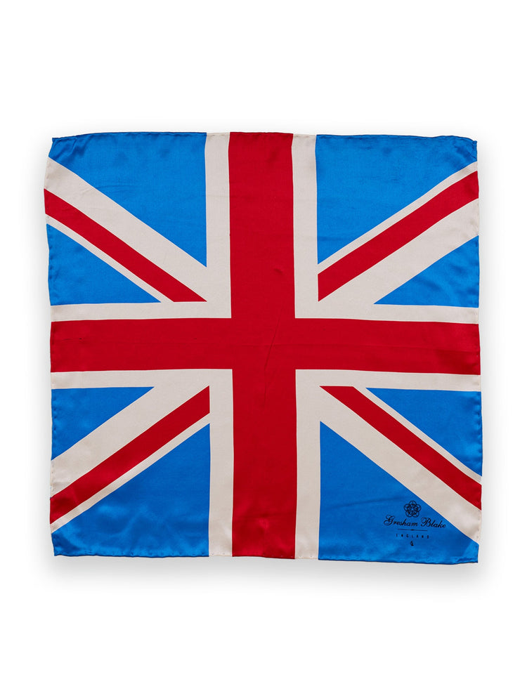 Traditional Union Flag Pocket Square - Gresham Blake Online