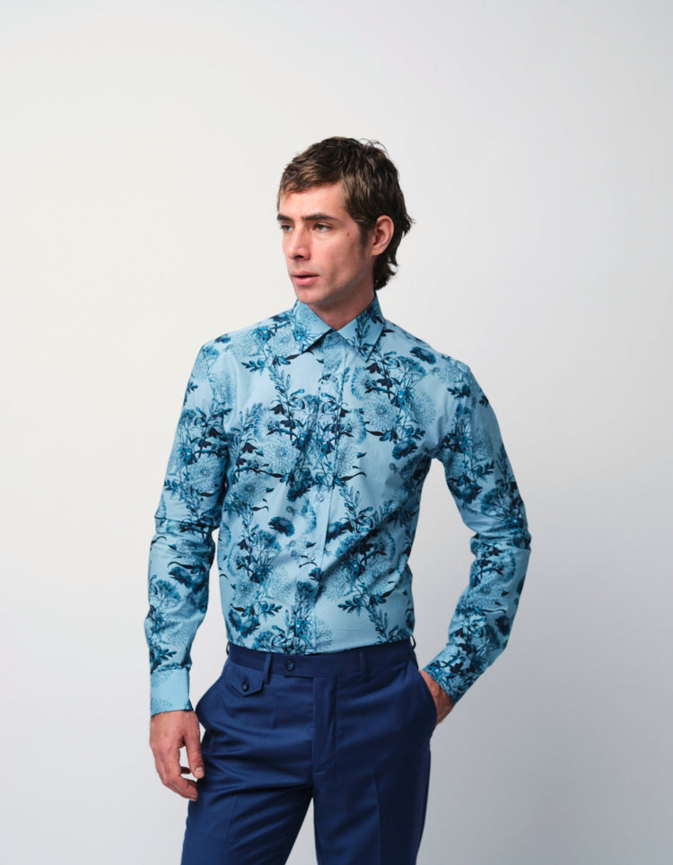 Twilight Floral Shirt - Gresham Blake Online