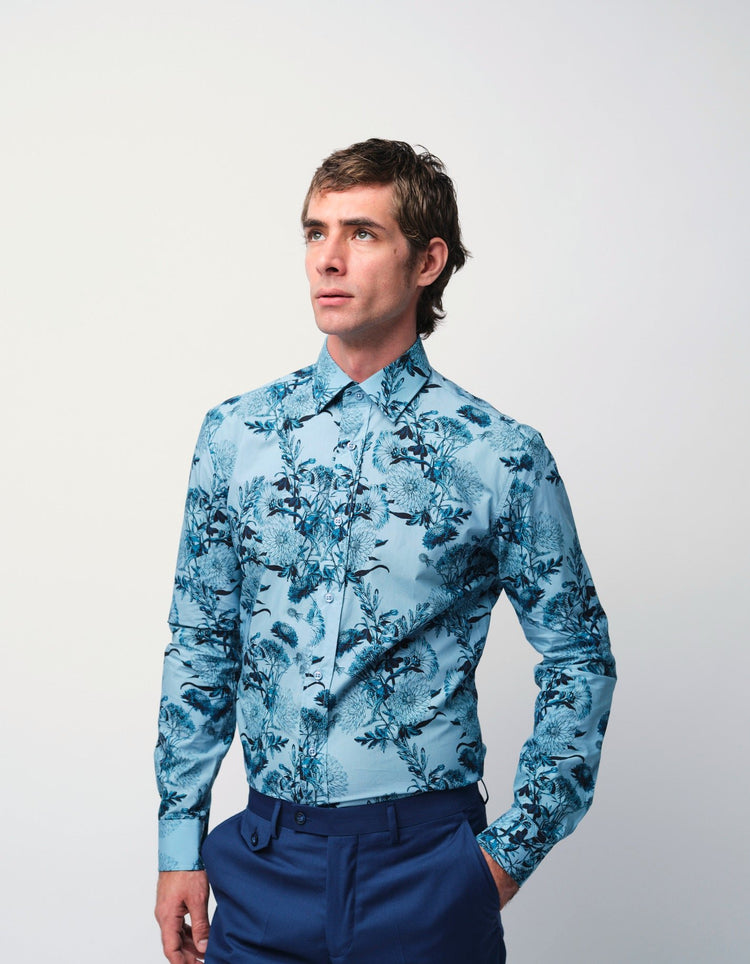 Twilight Floral Shirt - Gresham Blake Online