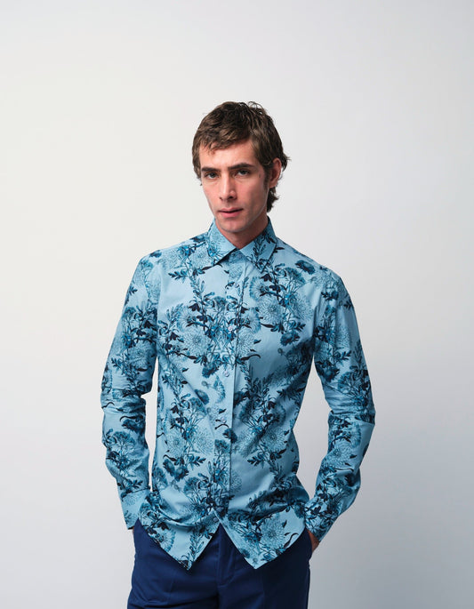 Twilight Floral Shirt - Gresham Blake Online