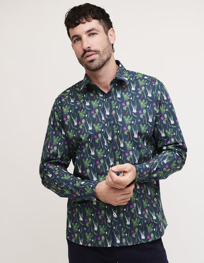 vegetable printed shirt for mens 