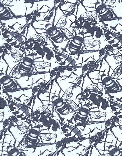 insects printed pocket square