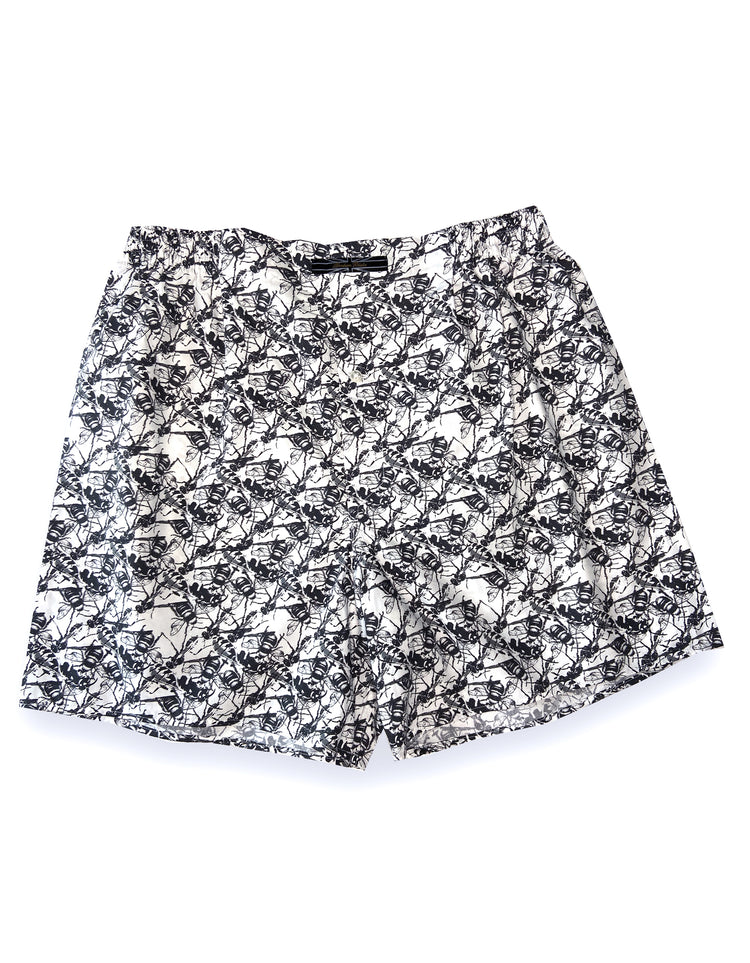 wasp printed boxer shorts mens