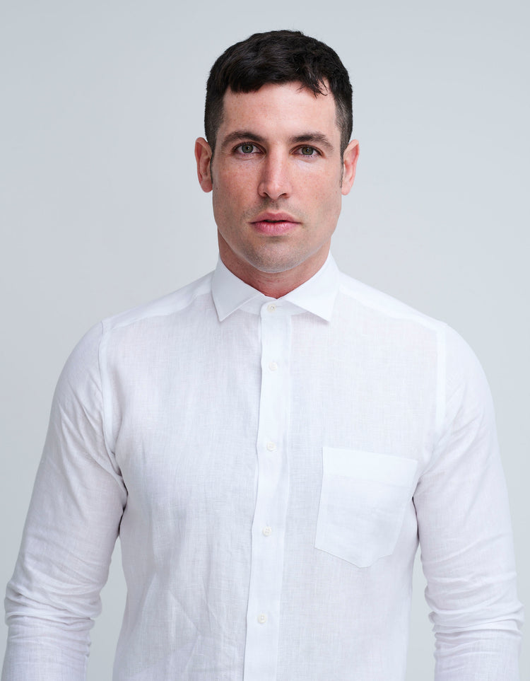 White Linen Shirt