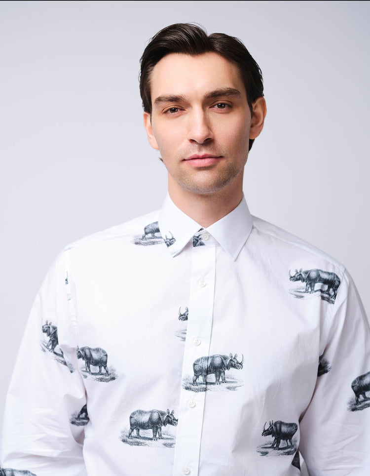 White Rhino Shirt - Gresham Blake Online