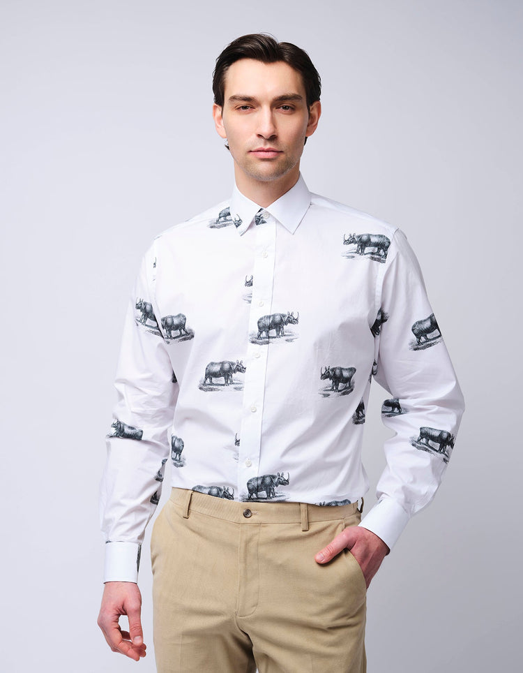 White Rhino Shirt - Gresham Blake Online