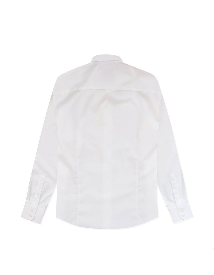 White Single Cuff Shirt - Gresham Blake Online