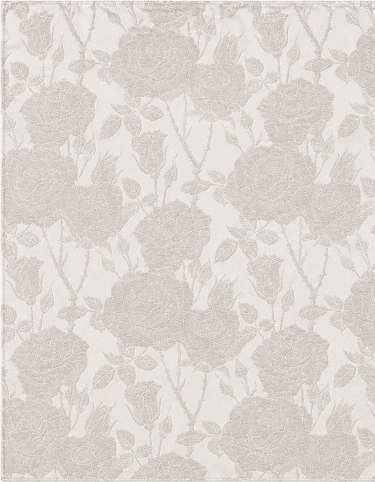 Ivory Rose Pocket Square