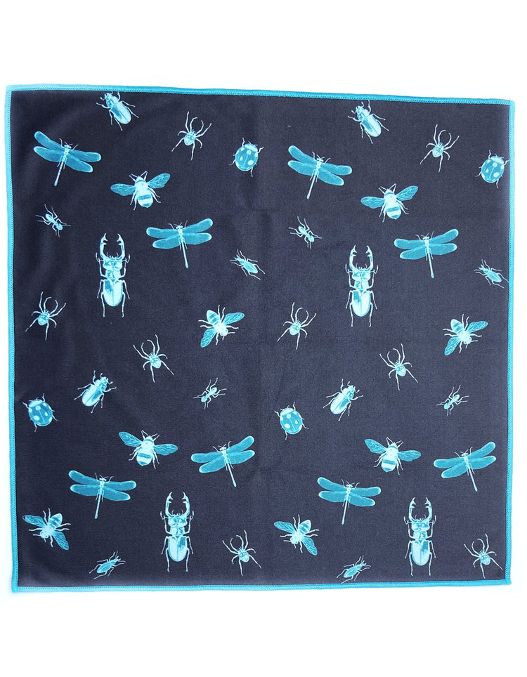 X - Ray Insects Microfiber Pocket Square - Gresham Blake Online