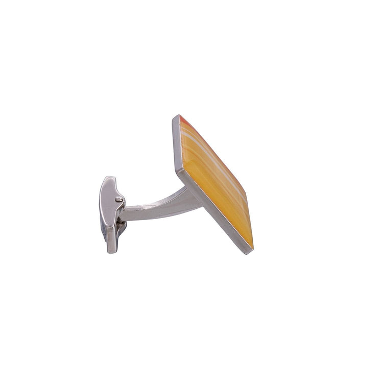 Yellow Enamel Cufflinks - Gresham Blake Online