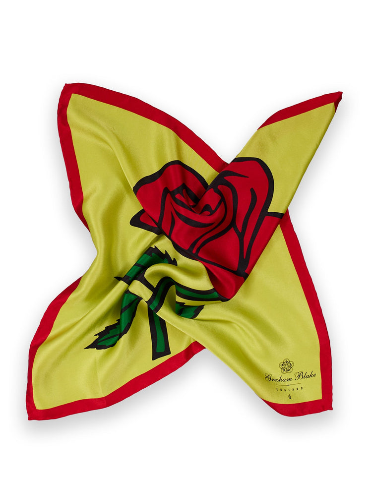 Yellow Rose Pocket Square - Gresham Blake Online