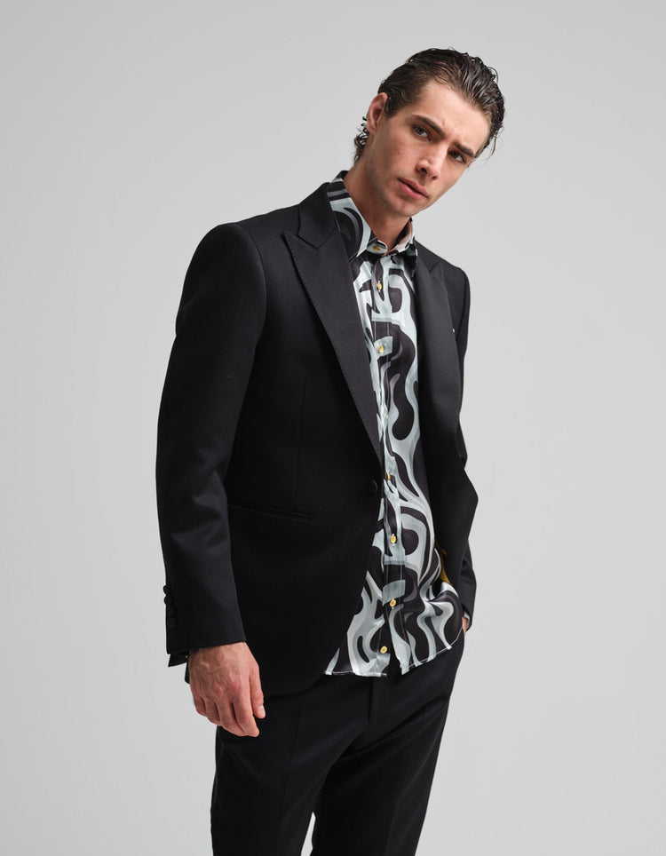Zebra Silk Shirt - Gresham Blake Online